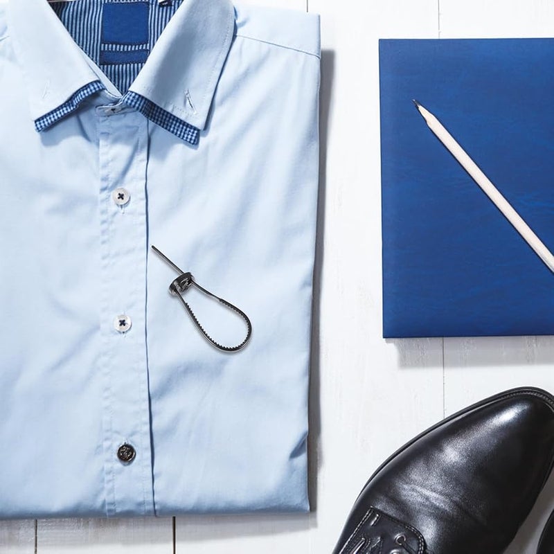 أزرار سوداء غير قابلة للخياطة 30 قطعة تثبيت بدون إبر لإصلاح الملابس وتزيين التنانير - Image 4